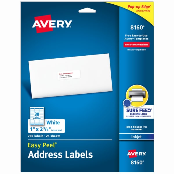 Easy Peel® Address Labels with Sure Feed®